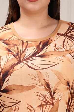 Neşeli butik kadın yazlık cepli büyük beden elbise AYSL78