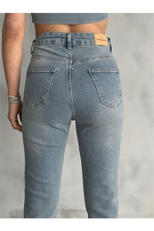 Neşeli butik kadın yüksek bel likralı kot pantolon NBR003