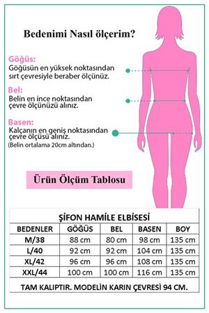 Neşeli butik kadın saks mavisi baby shower şifon hamile elbise HML003