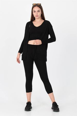 Neşeli Butik Kadın Yeni Sezon Üçlü Triko Takım NB7055