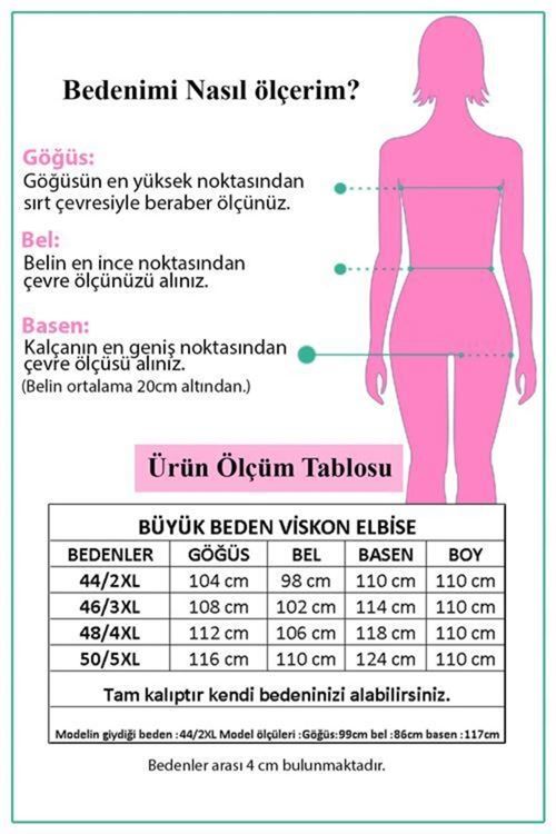 Kadın Çizgili Büyük Beden Elbise Aysl54 - Bordo