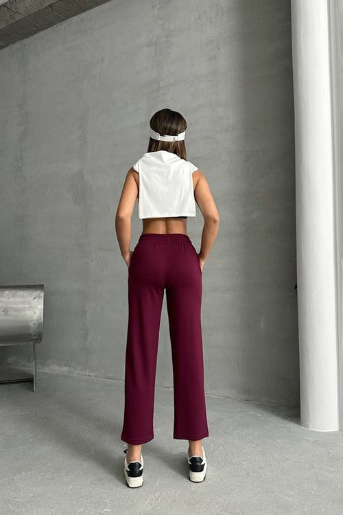 kadın likralı modal kumaş çımalı binici pantolon NBG064